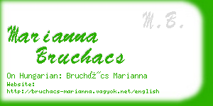 marianna bruchacs business card